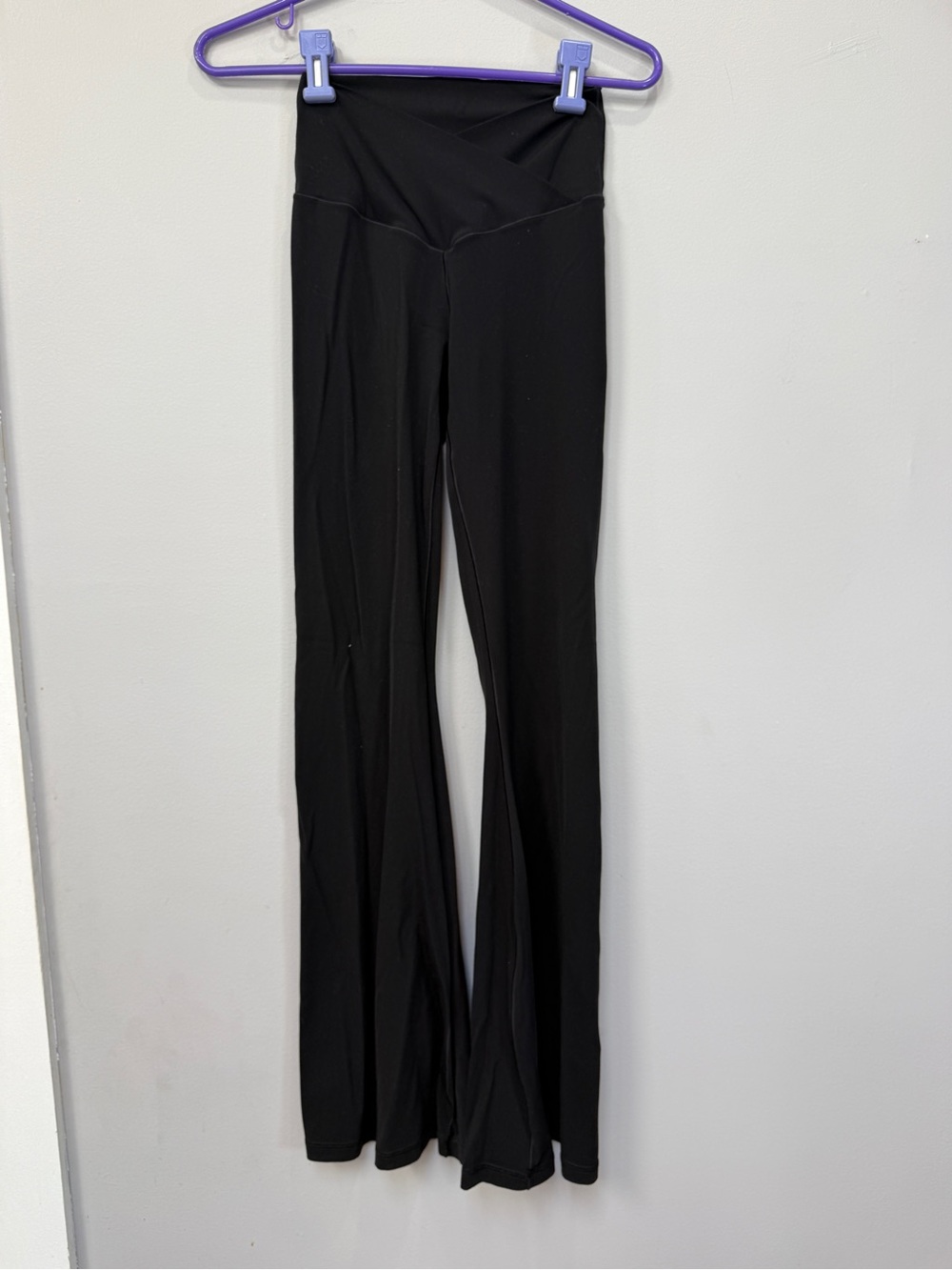 aerie Black High-Waist Flare Leggings